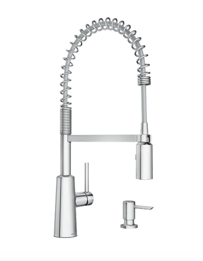 MOEN 87897 NORI PRE-RINSE KITCHEN FAUCET WITH PULL DOWN SPRAY - CHROME